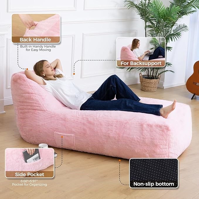 Giant Bean Bag Lounger Chair for Adults - Image 3