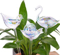 NiHome Glass Plant Self Watering Bulbs 3-Pack Iridescent Pearl Home Potted by NiHome