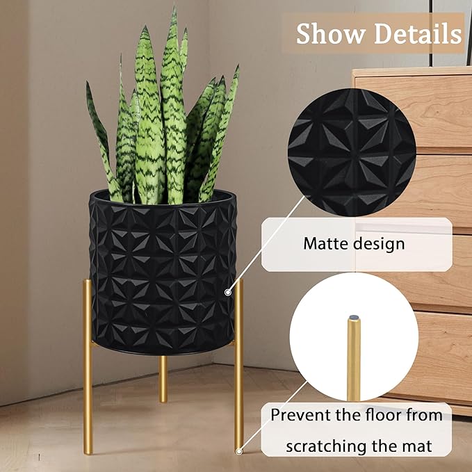 ARNIS Modern Planter Pots, Decorative Planters, Metal Pots - Image 4