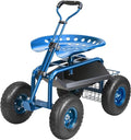 VEVOR Garden Cart Rolling Workseat by VEVOR