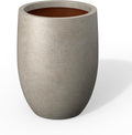 Kante 11.8 Inch Tall Concrete Planter, Large Indoor Outdoor Plant Pot by Kante