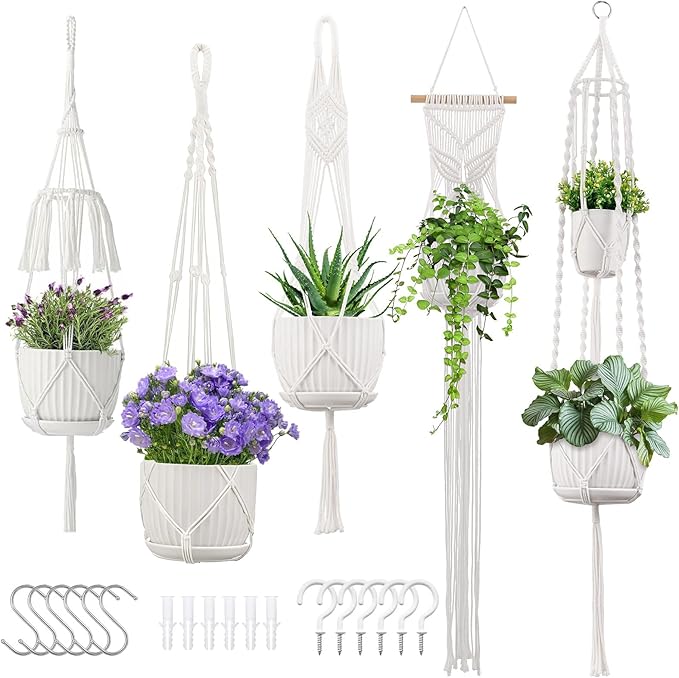 Macrame Plant Hangers by TAOZIM