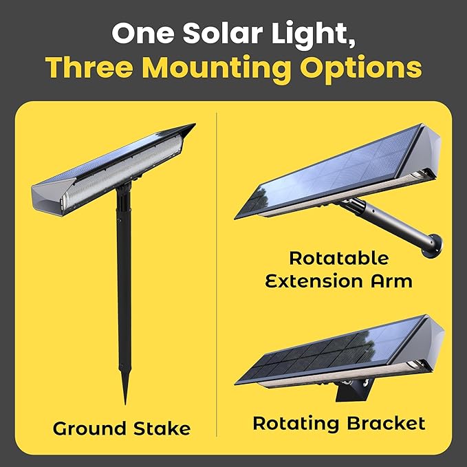 Brighticonic Solar Sign Lights Outdoor – LED Solar Sign Light - Image 7