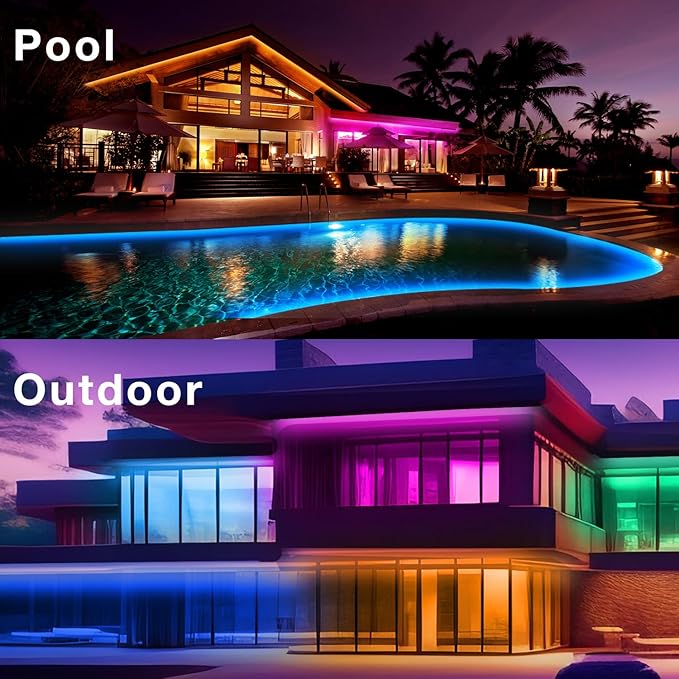 Outdoor LED Strip Lights Waterproof 100ft, IP67 Waterproof LED Light Strips - Image 7