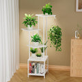 Plant Stand Indoor with Grow Light, 5-Tiered Tall Plant Stand Indoor, Metal by Homsorout