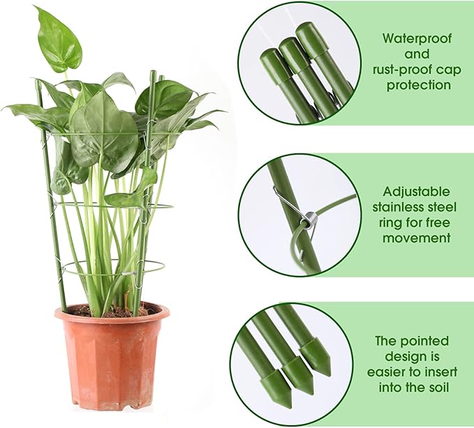 Kgozwon 4 Pack Tomato Cage Plant Support Cages - Image 3