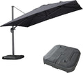 PURPLE LEAF 11.5' X 11.5' Telescopic Patio Umbrella by PURPLELEAF