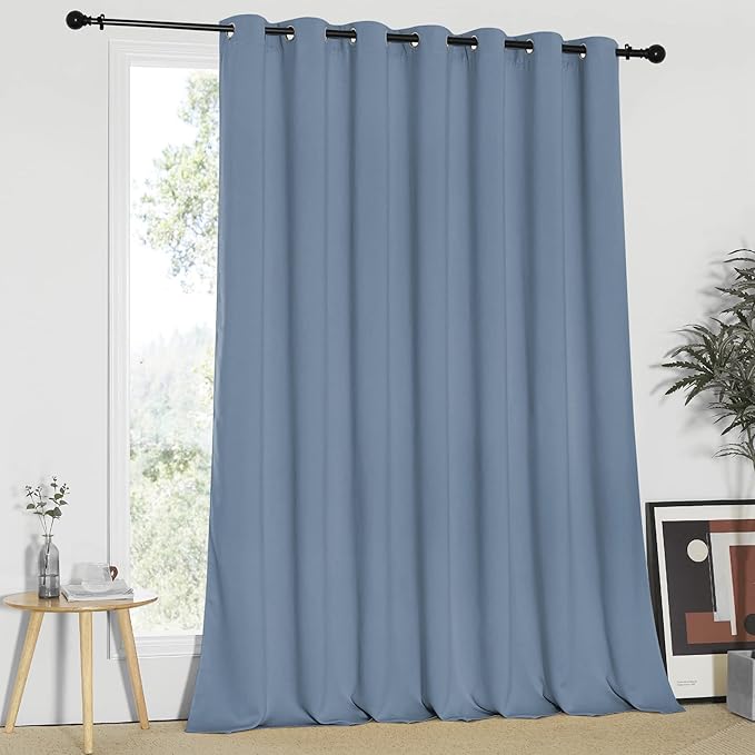 NICETOWN Blackout Wide Sliding Door Curtains by NICETOWN