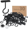30Pack Ceiling Hooks Bulk 2.5in by QualityEfficiency