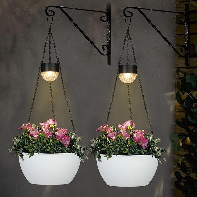 SUNNYPARK 2 Packs Hanging Planters Basket by SUNNYPARK