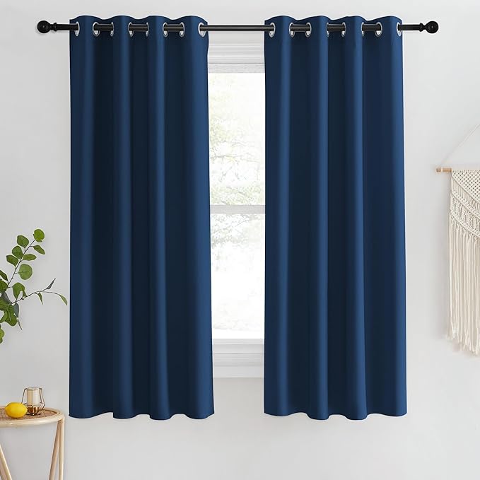 NICETOWN Blackout Short Curtain 63 inches Long by NICETOWN