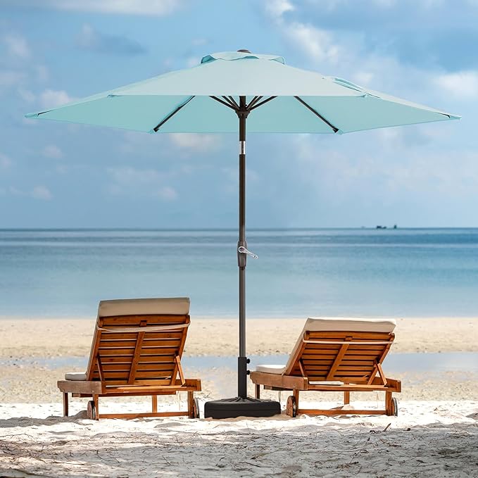 JEAREY 7.5FT Patio Umbrella Outdoor Market Umbrella - Image 6
