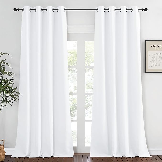 NICETOWN Bedroom Curtain Room Darkening Drapery 102 inches Length by NICETOWN