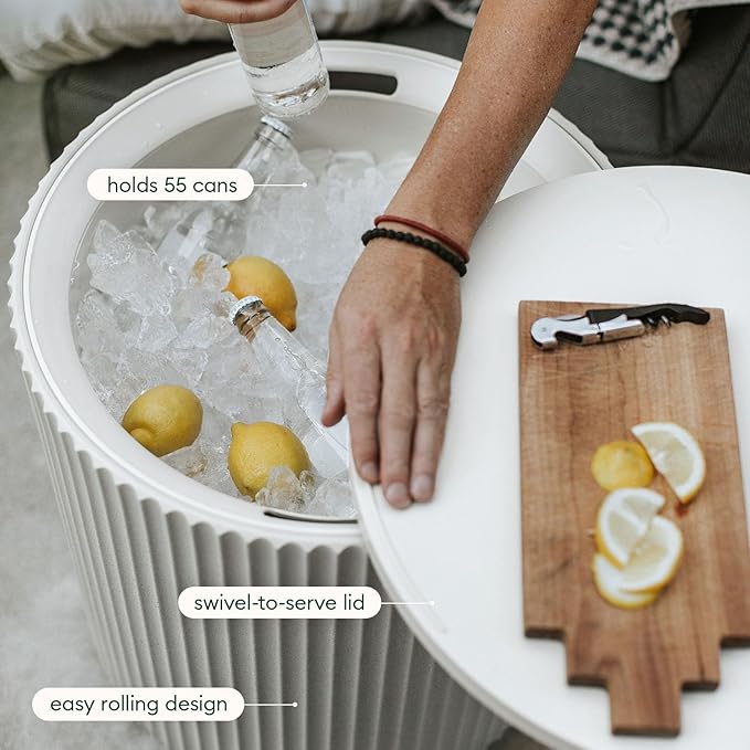 Veradek Outdoor Cooler Side Table - 2 in 1 - Designed - Image 6