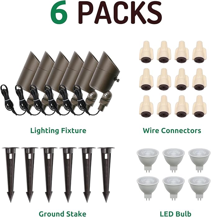 Lumina Lighting® 4W Landscape lighting 12V Landscape Lights Low Voltage - Image 2