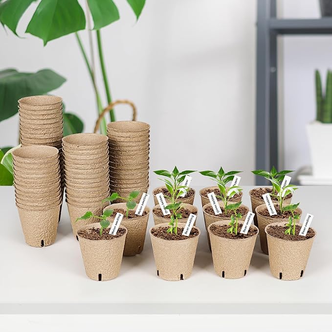 120 Packs 3.15 Inch Peat Pots, Biodegradable Pots - Image 7