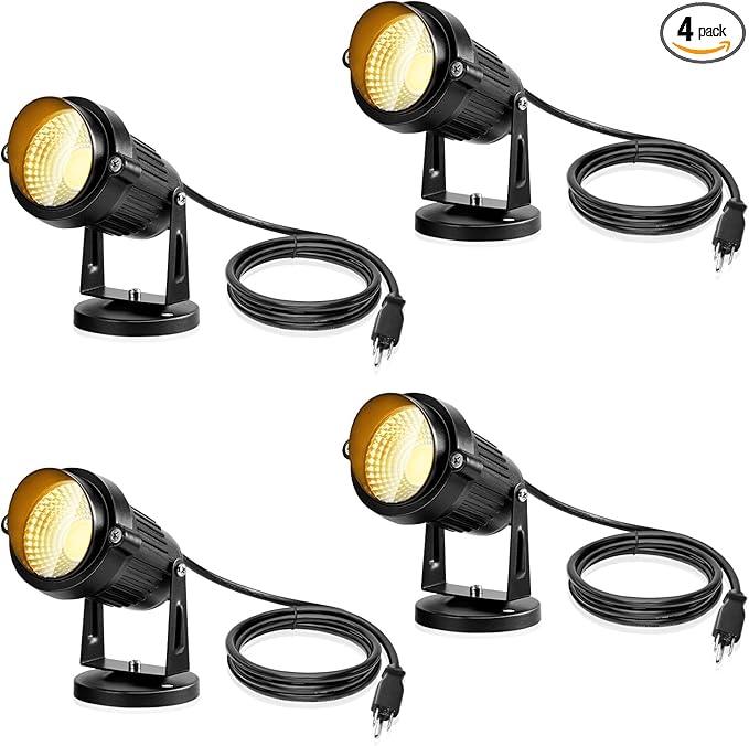 LemonBest Landscape Lights - 5W 110V Outdoor Spotlight - Waterproof IP65-3000K by LemonBest