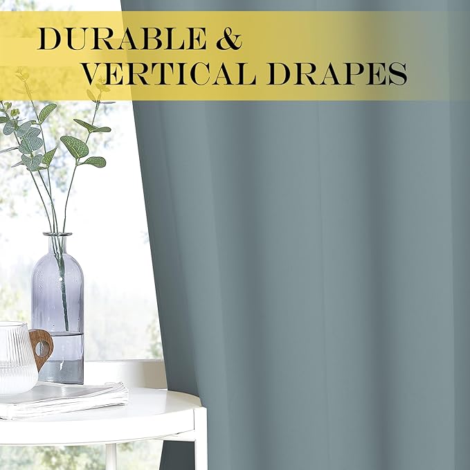 NICETOWN Extra Wide Patio Door Curtain 84 inch Long - Image 6