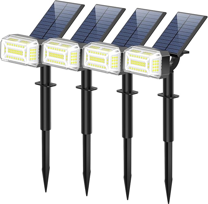 Solar Spot Lights Outdoor, 102 LED Solar Garden Yard Spotlight Waterproof - Image 8