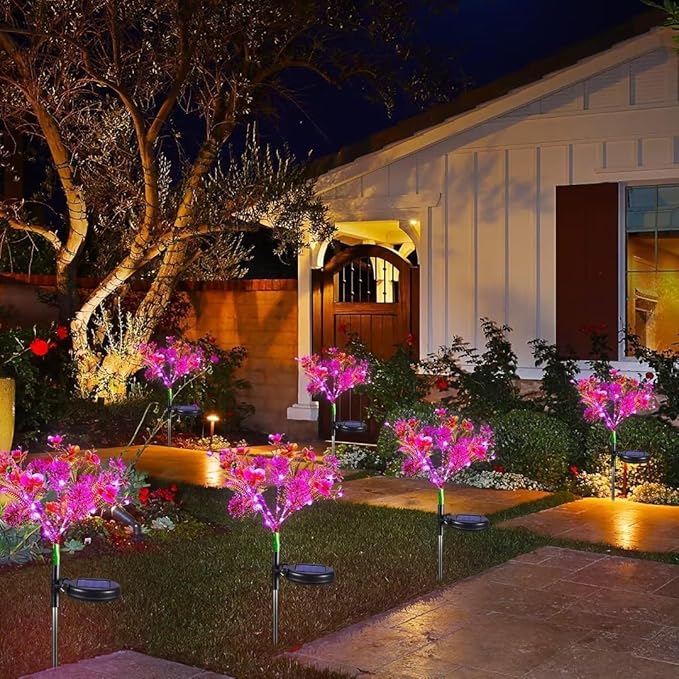 Neporal Garden Solar Lights Outdoor Waterproof IP65, 2PK Phalaenopsis Solar - Image 8
