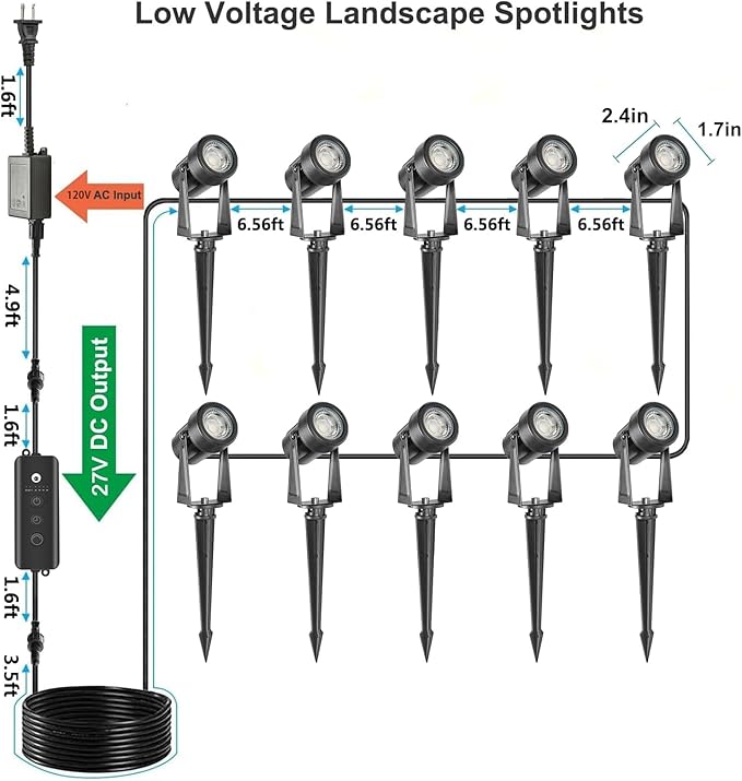 SUNTHIN Outdoor Landscape Lighting - Image 6