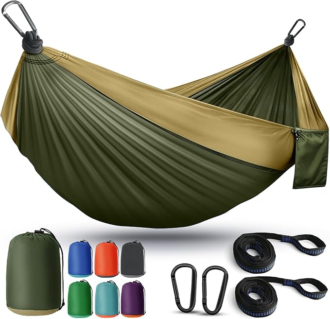 Camping Hammock Lightweight, Portable Hammocks Parachute Hammock by Unknown