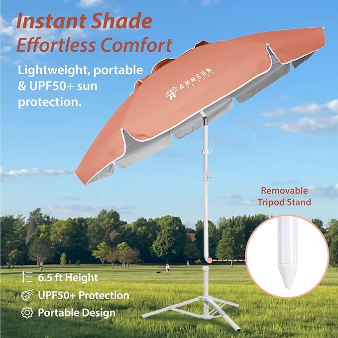 AMMSUN Shade Umbrella, Premium Portable Umbrella - Image 3