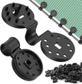 Heavy Duty Round Shade Cloth Clips 100Pcs by HYASIA