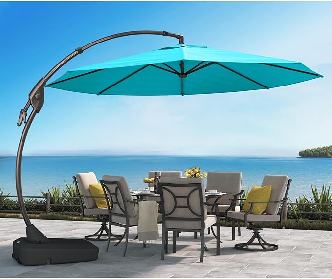 Grand patio 12 FT Sunbrella Cantilever Umbrella by GrandPatio