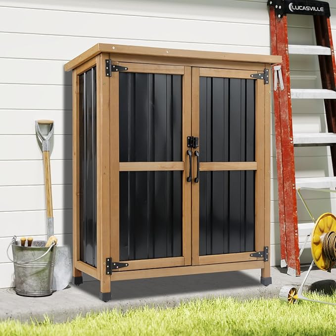 Outdoor Storage Cabinet Waterproof by PETSCOSSET