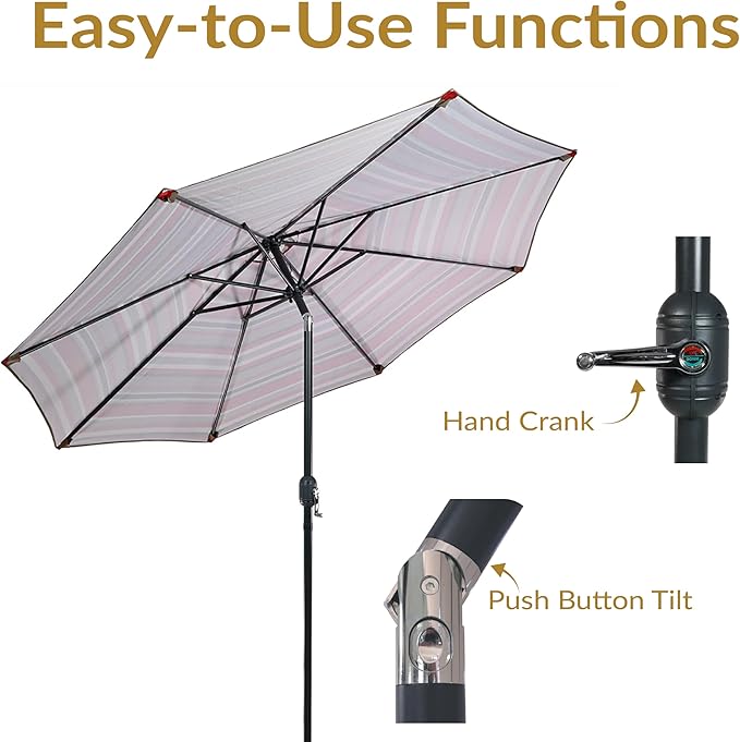 Sunnydaze Outdoor Patio Umbrella - Image 2