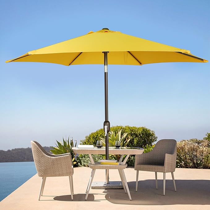 Blissun 7.5 ft Patio Umbrella, Yard Umbrella, Outdoor Market Umbrella - Image 7