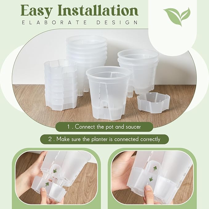 Self Watering Pots for Indoor Plants - Image 6