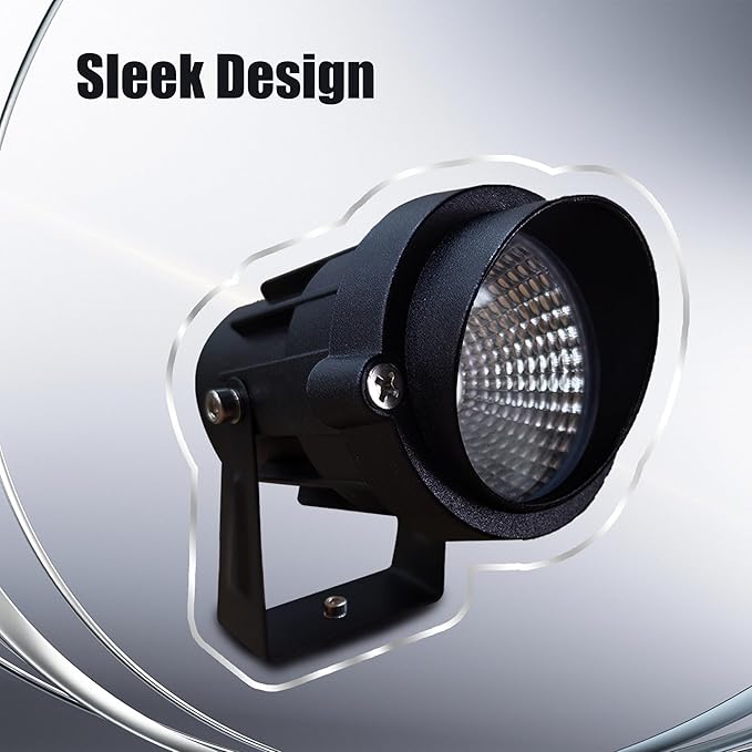 Color Spot Light Outdoor 2-Pack, 120V 12W Waterproof LED Landscape Spotlights - Image 7