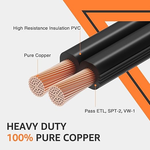 SUNVIE 12/2 Low Voltage Landscape Wire 250FT - Image 2