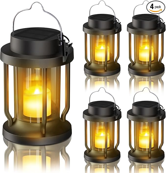 Solar Lantern Outdoor & Indoor Use – Hanging Solar Lights by Unknown