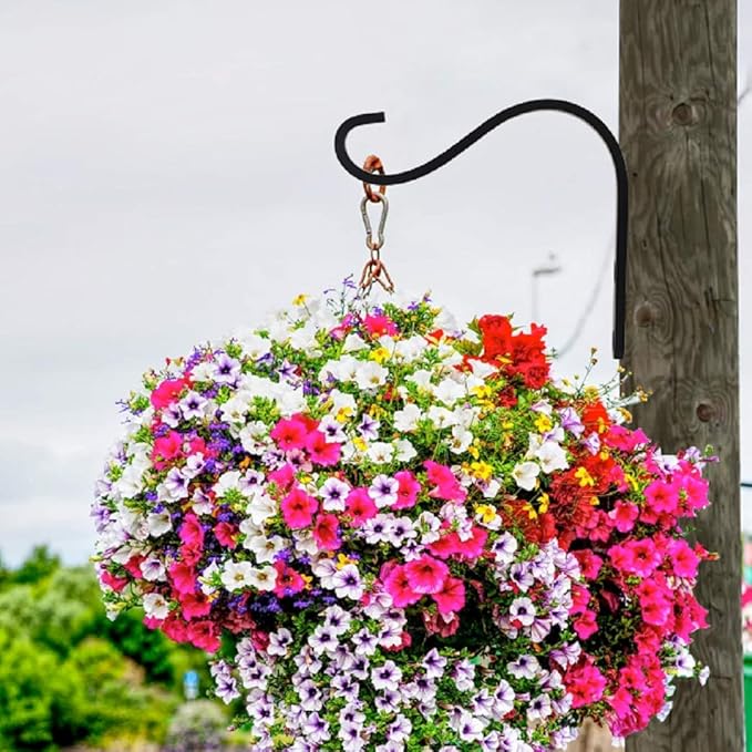 Cast Iron Plant Hooks for Hanging Baskets Indoor, Heavy Duty Plant Hangers - Image 6