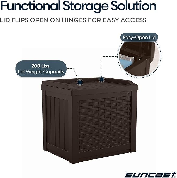 Suncast Outdoor Deck Box - Image 6