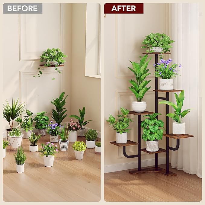 Corner Plant Stand with Grow Light - Image 6