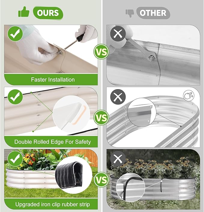 Galvanized Raised Garden Bed - Image 4