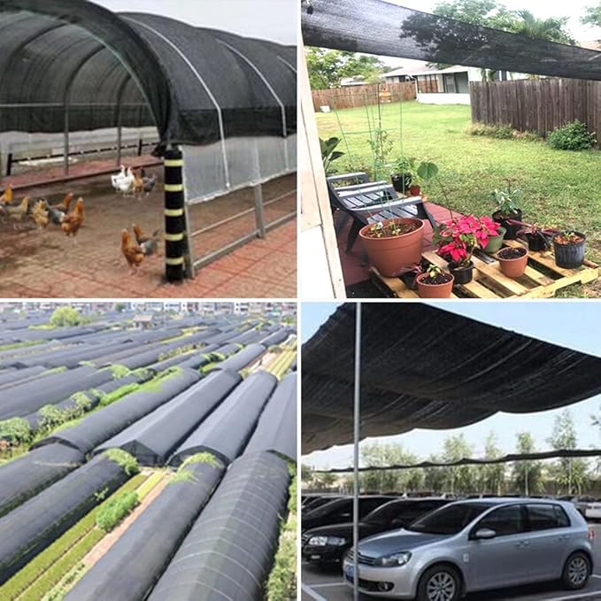 90% Shade Cloth for Garden -12 x 20 FT Durable Mesh Tarp - Image 6