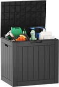 EAST OAK Outdoor Storage Box, 31 Gallon Deck Box, Waterproof Resin Storage Bin by EASTOAK