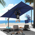 HOTEEL10x10ft Patio Umbrella Cantilever Umbrellas by HOTEEL