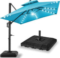 Best Choice Products 10x10ft Cantilever Patio Umbrella w/Base Included by BestChoiceProducts