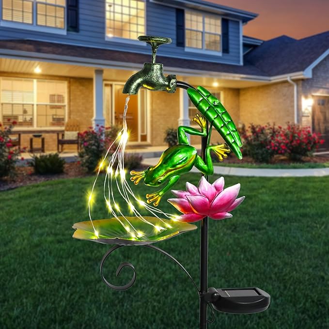 Solar Outdoor Lights Decorative Solar Frog Lights - Image 7