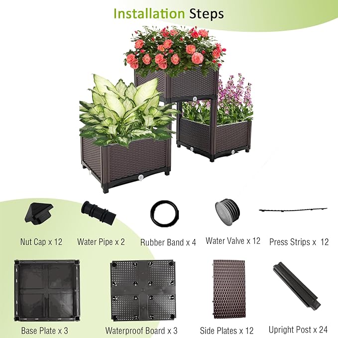 Raised Garden Bed with Legs Planters - Image 5