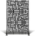 VINGLI Privacy Fence Panels, 72H’’ x 47W’’ Metal Privacy Screen Freestanding by VINGLI