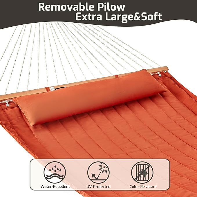 Double Quilted Fabric Hammock - Image 4