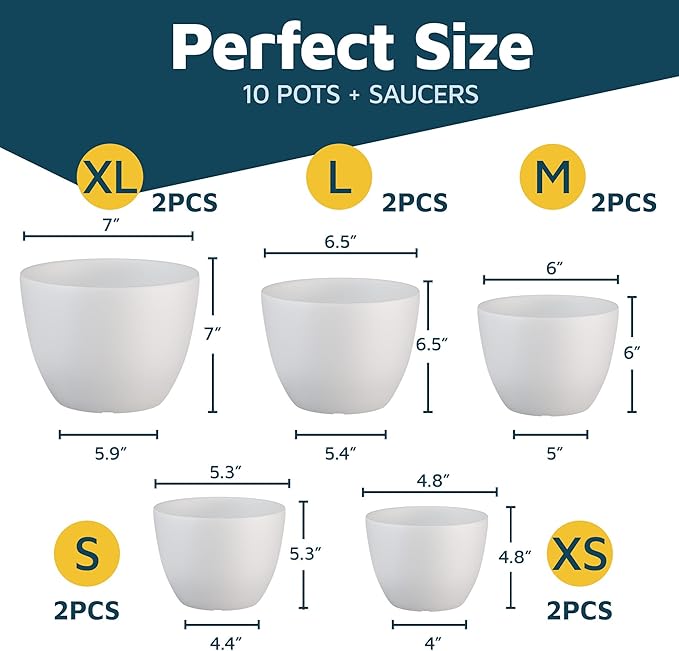 Lifemaster Eco Friendly Plant Pot Set - Image 2