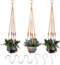 RIFNY Macrame Plant Hanger for 5 to 10 Inch Plant Pots, 35 Inch Woven Rope by RIFNY